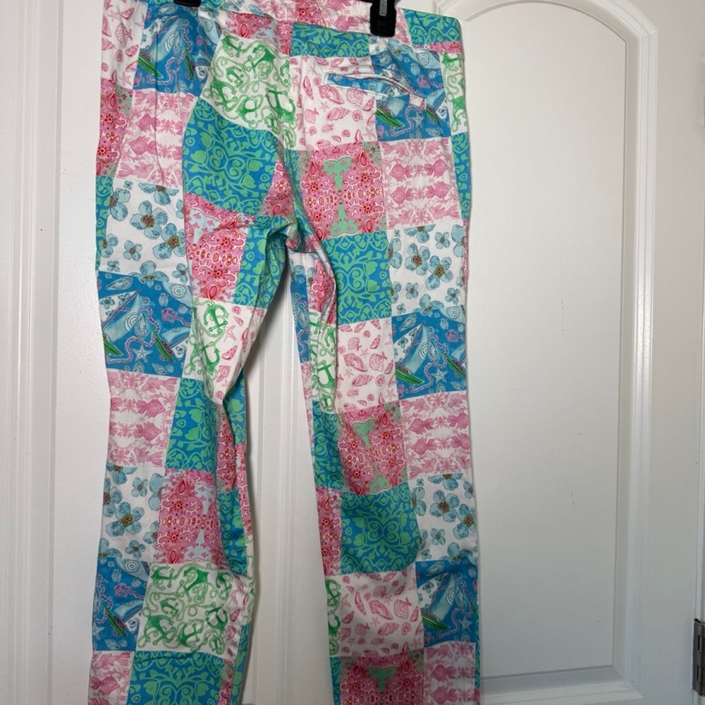 Kaeli Smith Multicolor Patchwork Straight Leg Jea… - image 3